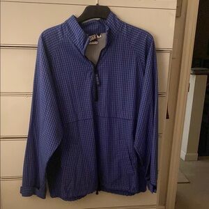Classic blue plaid Tail Tech wind shirt
